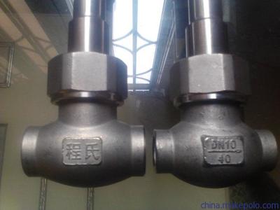 【低溫加長桿截止閥DJ61F-40P】價格,廠家,圖片,閥門,溫州市龍灣龍水榮義空氧機配件廠-